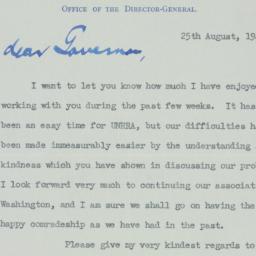 Letter: 1945 August 25