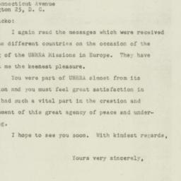 Letter: 1947 July 23