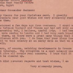 Letter: 1945 January 11