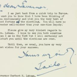 Letter: 1946 October 28