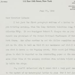 Letter: 1936 June 22