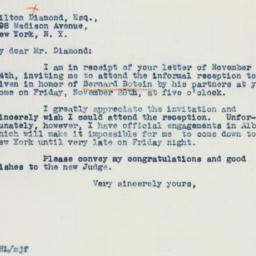 Letter: 1941 November 26