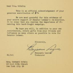 Letter: 1950 October 25