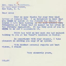 Letter: 1940 January 11