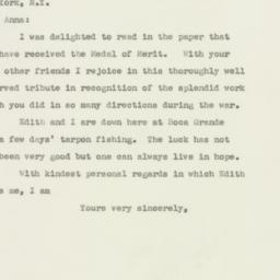 Letter: 1947 May 31