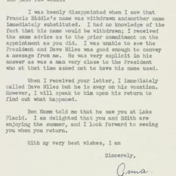 Letter: 1947 July 23
