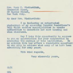 Letter: 1934 February 7