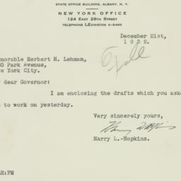 Letter: 1932 December 21