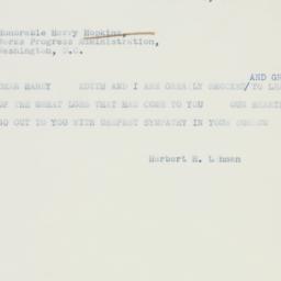 Letter: 1937 October 8