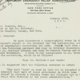Letter: 1932 January 16