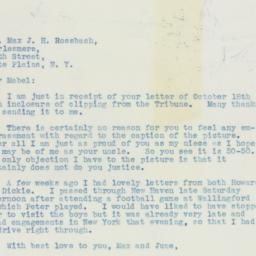 Letter: 1935 October 22