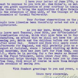 Letter: 1936 June 23