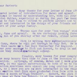 Letter: 1936 June 29