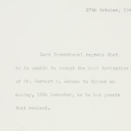 Note: 1947 October 27