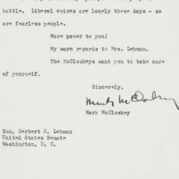 Letter: 1953 July 9