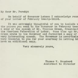 Letter: 1943 February 25
