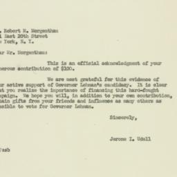 Letter: 1949 November 7