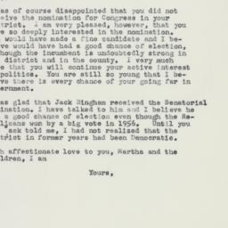 Letter: 1958 April 30
