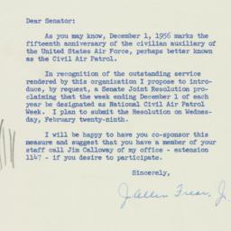 Letter: 1956 February 27
