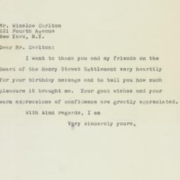 Letter: 1958 April 12