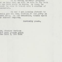 Letter: 1963 February 19