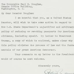 Letter: 1951 October 13