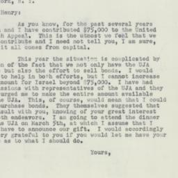 Letter: 1951 February 20