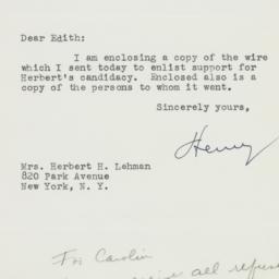 Letter: 1949 September 30