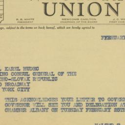 Letter: 1941 February 21