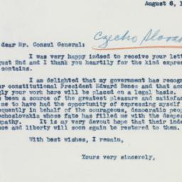 Letter: 1941 August 6