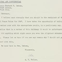 Letter: 1946 December 17