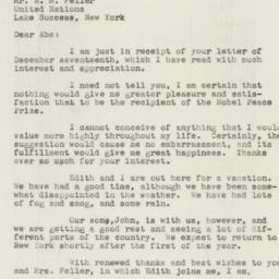 Letter: 1946 December 23