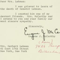 Letter: 1963 December 9