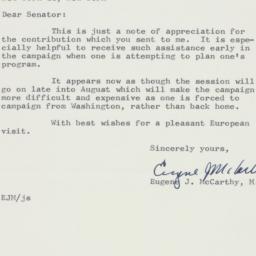Letter: 1958 July 17