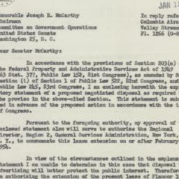 Letter: 1954 January 15