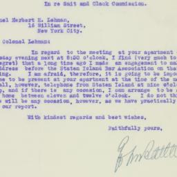Letter: 1926 April 27