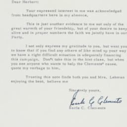 Letter: 1956 October 8