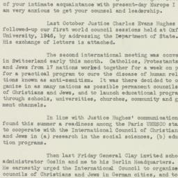 Letter: 1947 August 21