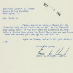 Letter: 1952 October 3