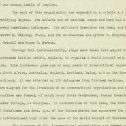 Letter: 1946 October 31