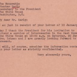 Letter: 1945 January 15