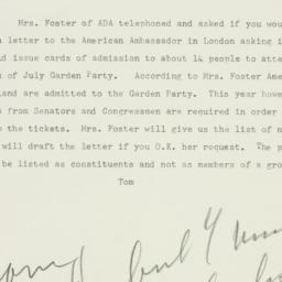 Letter: 1953 June 18