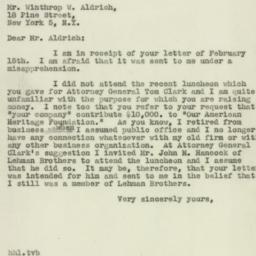 Letter: 1947 February 18