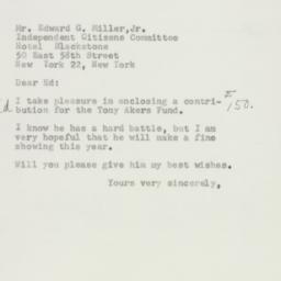 Letter: 1954 October 15