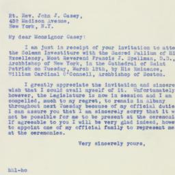 Letter: 1940 March 4