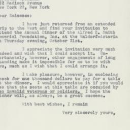 Letter: 1954 September 29