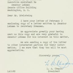 Letter: 1951 February 6