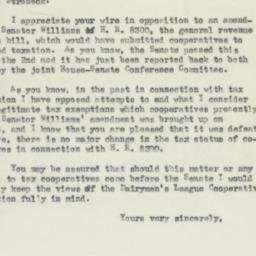 Letter: 1954 July 28