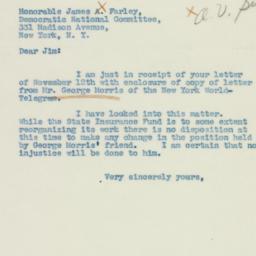 Letter: 1938 November 15