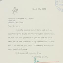 Letter: 1937 March 10